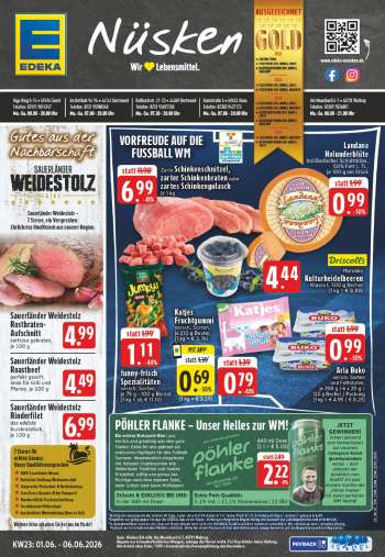 Prospekte Edeka - 1.06.2026 - 6.06.2026.