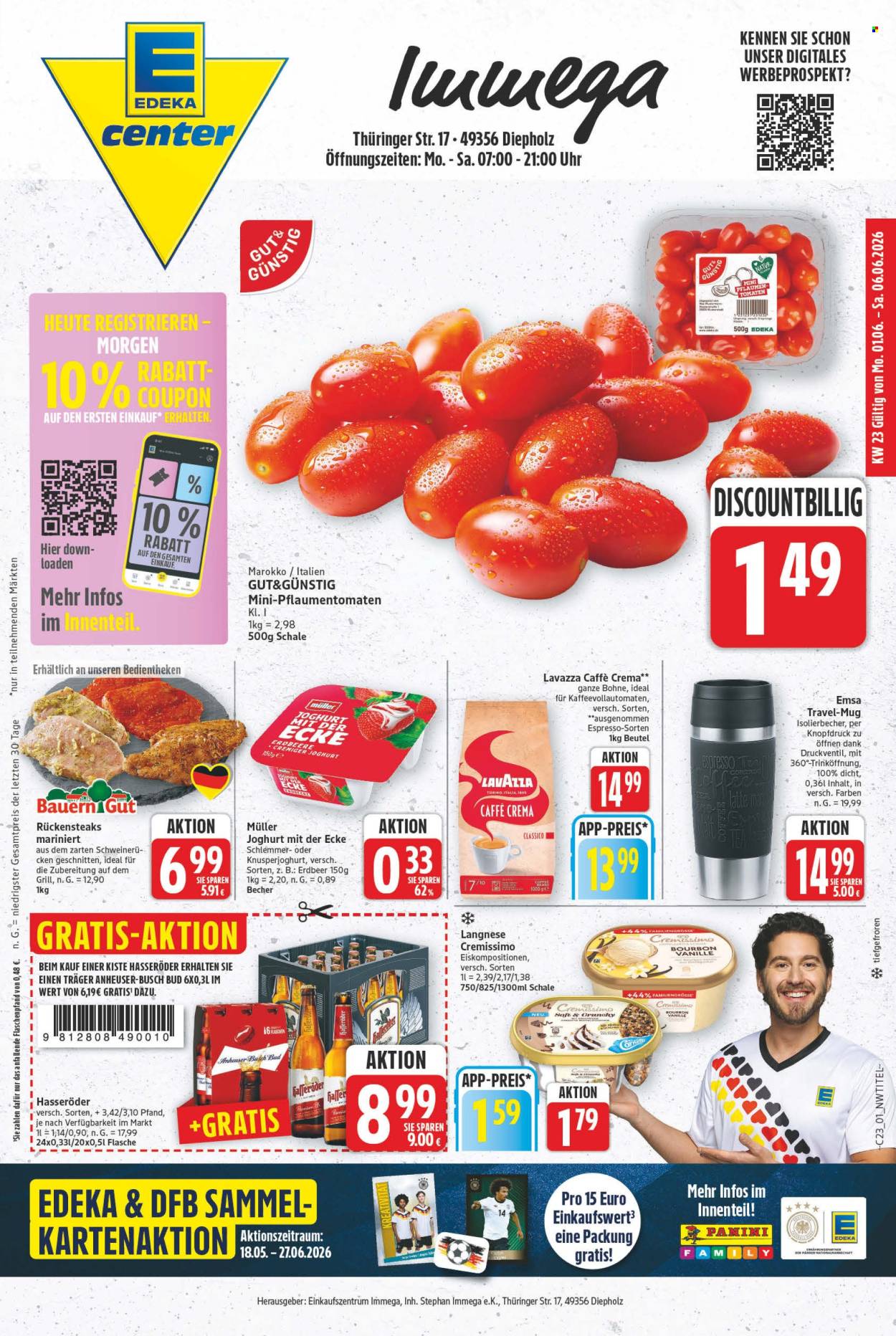 E center Prospekte  - 1.06.2026 - 6.06.2026. Seite 1