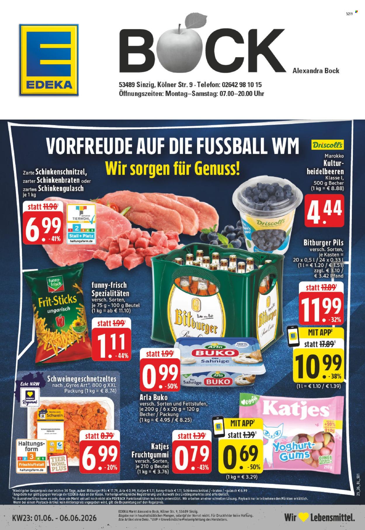 Edeka Prospekte  - 1.06.2026 - 6.06.2026. Seite 1