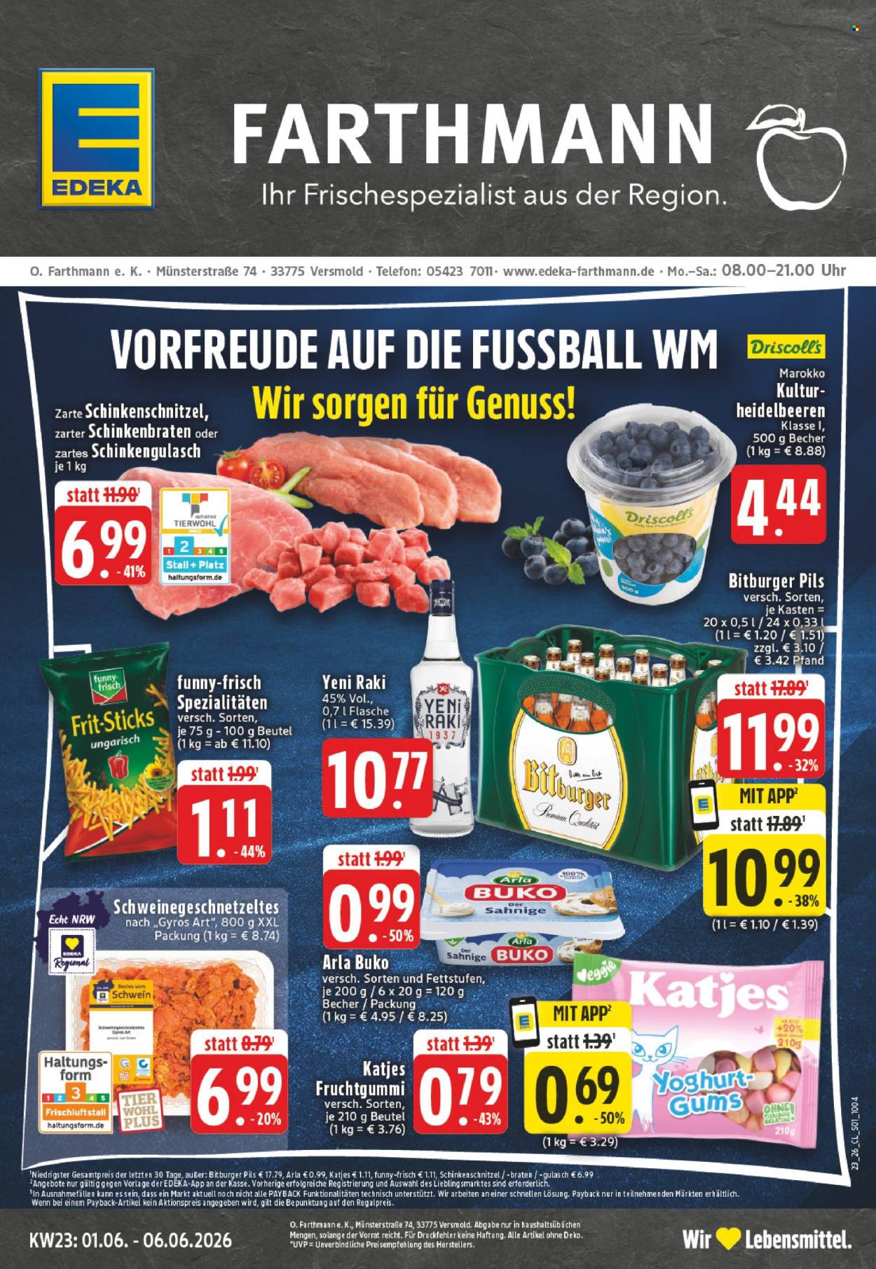 Edeka Prospekte  - 1.06.2026 - 6.06.2026. Seite 1