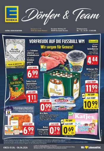 Prospekte Edeka - 1.06.2026 - 6.06.2026.