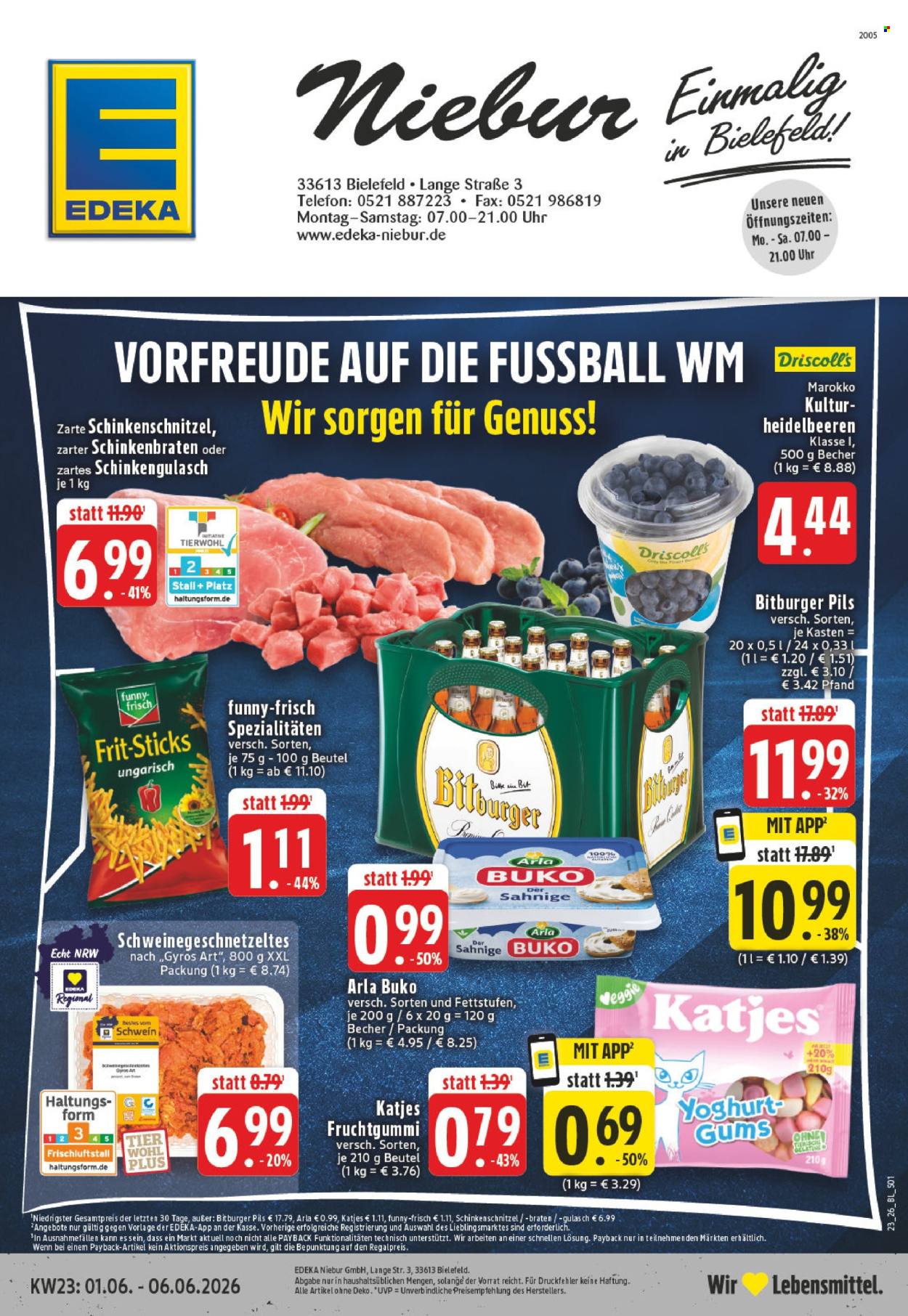 Edeka Prospekte  - 1.06.2026 - 6.06.2026. Seite 1
