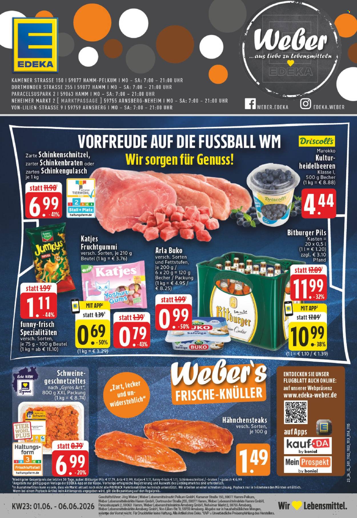 Edeka Prospekte  - 1.06.2026 - 6.06.2026. Seite 1