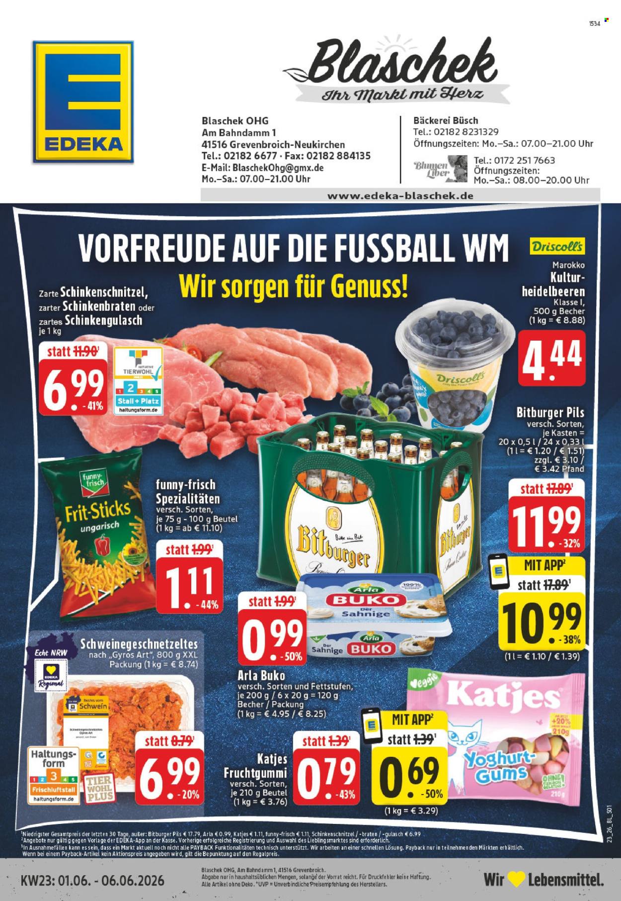 Edeka Prospekte  - 1.06.2026 - 6.06.2026. Seite 1