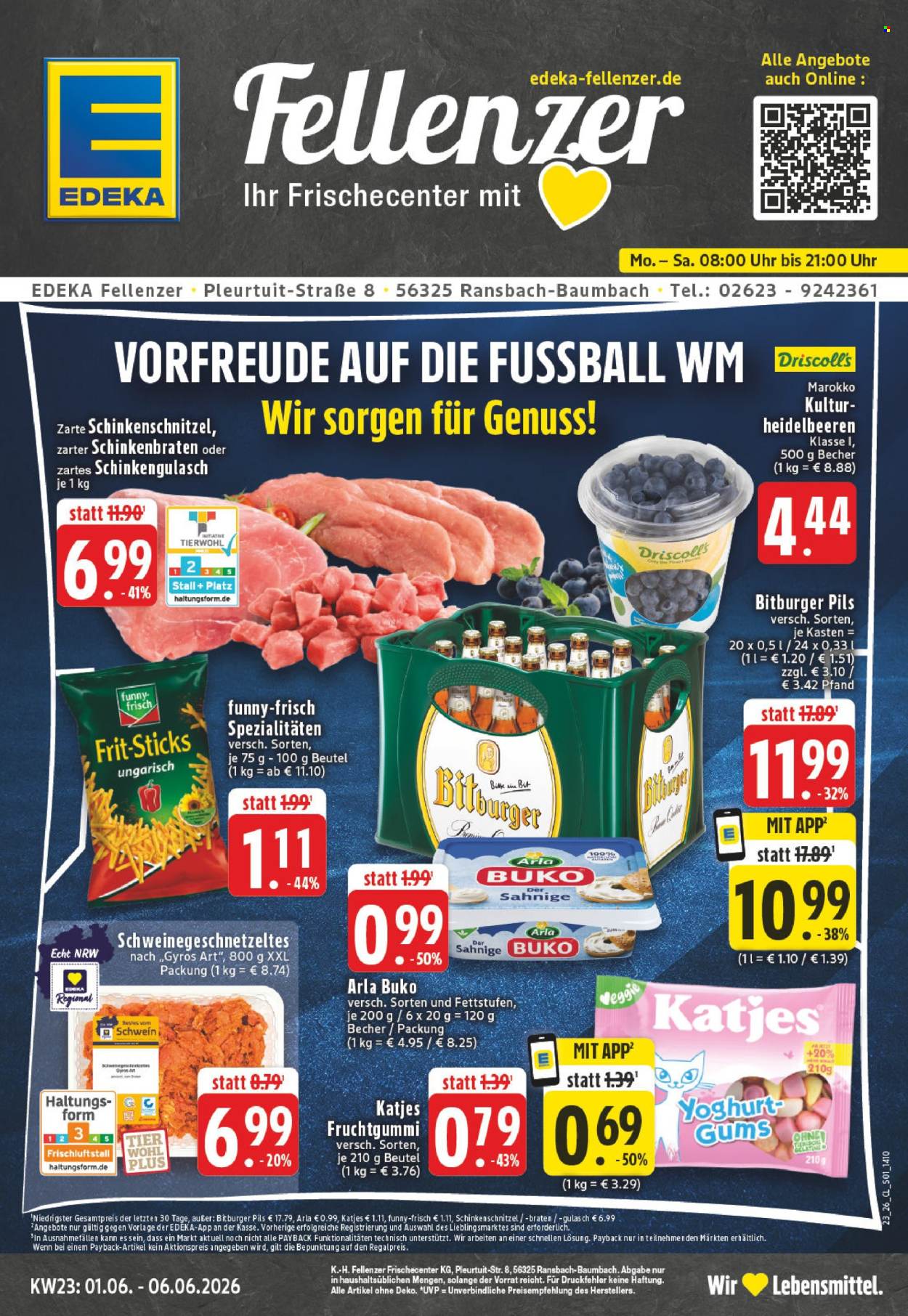 Edeka Prospekte  - 1.06.2026 - 6.06.2026. Seite 1