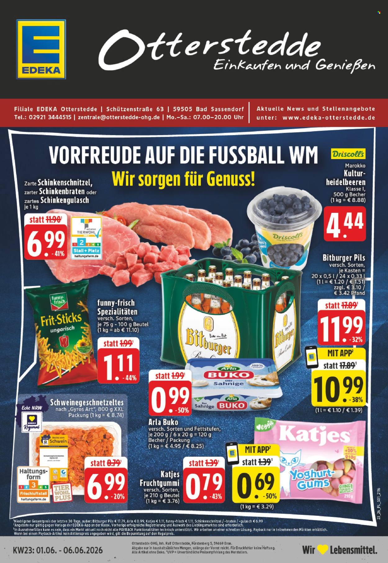Edeka Prospekte  - 1.06.2026 - 6.06.2026. Seite 1