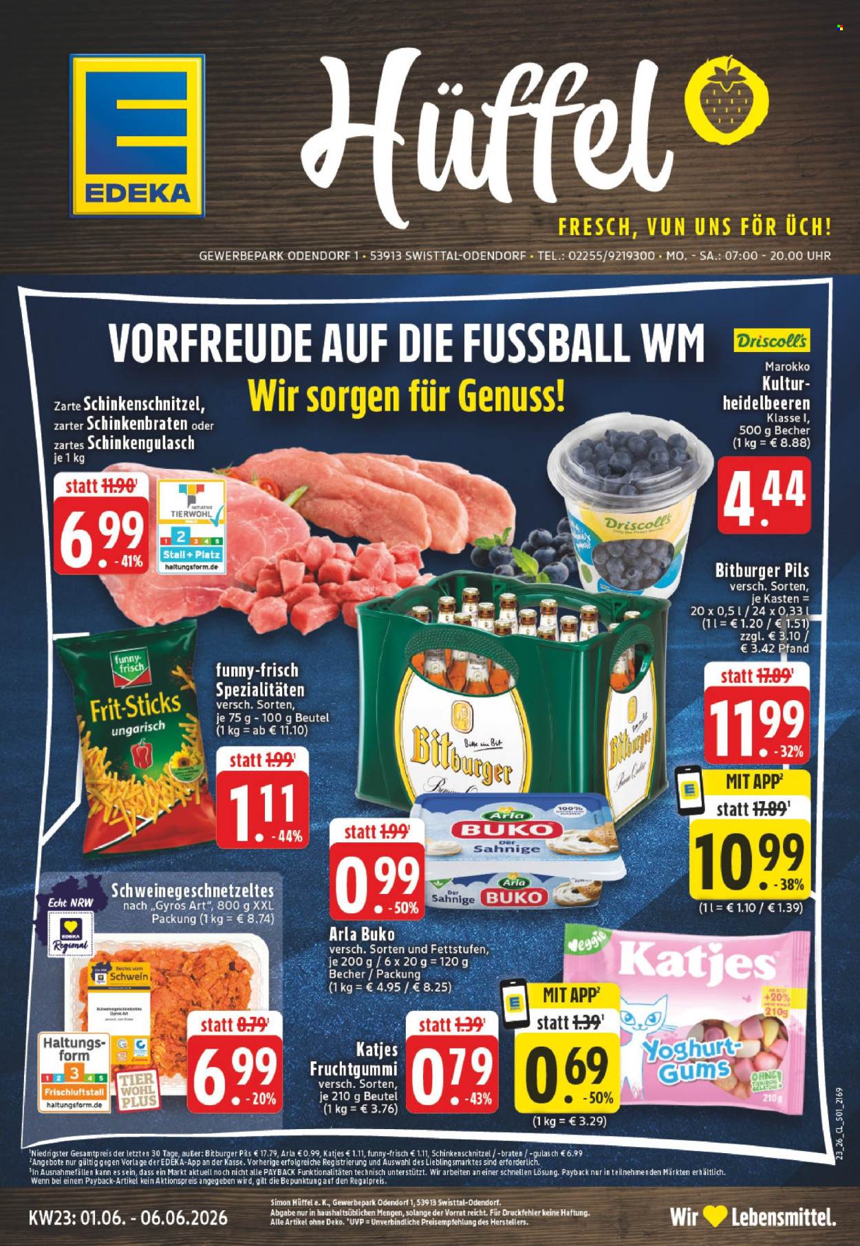 Edeka Prospekte  - 1.06.2026 - 6.06.2026. Seite 1