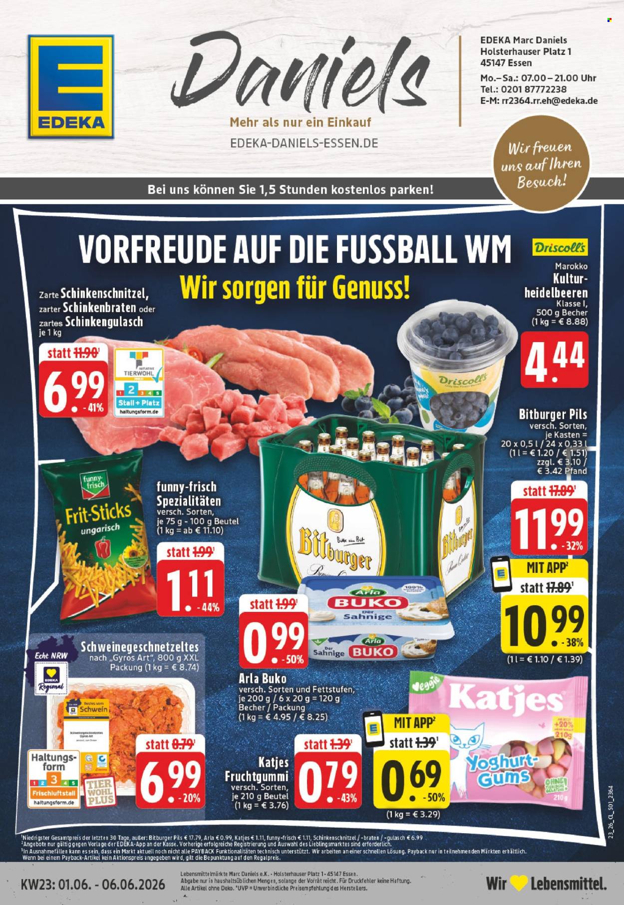 Edeka Prospekte  - 1.06.2026 - 6.06.2026. Seite 1