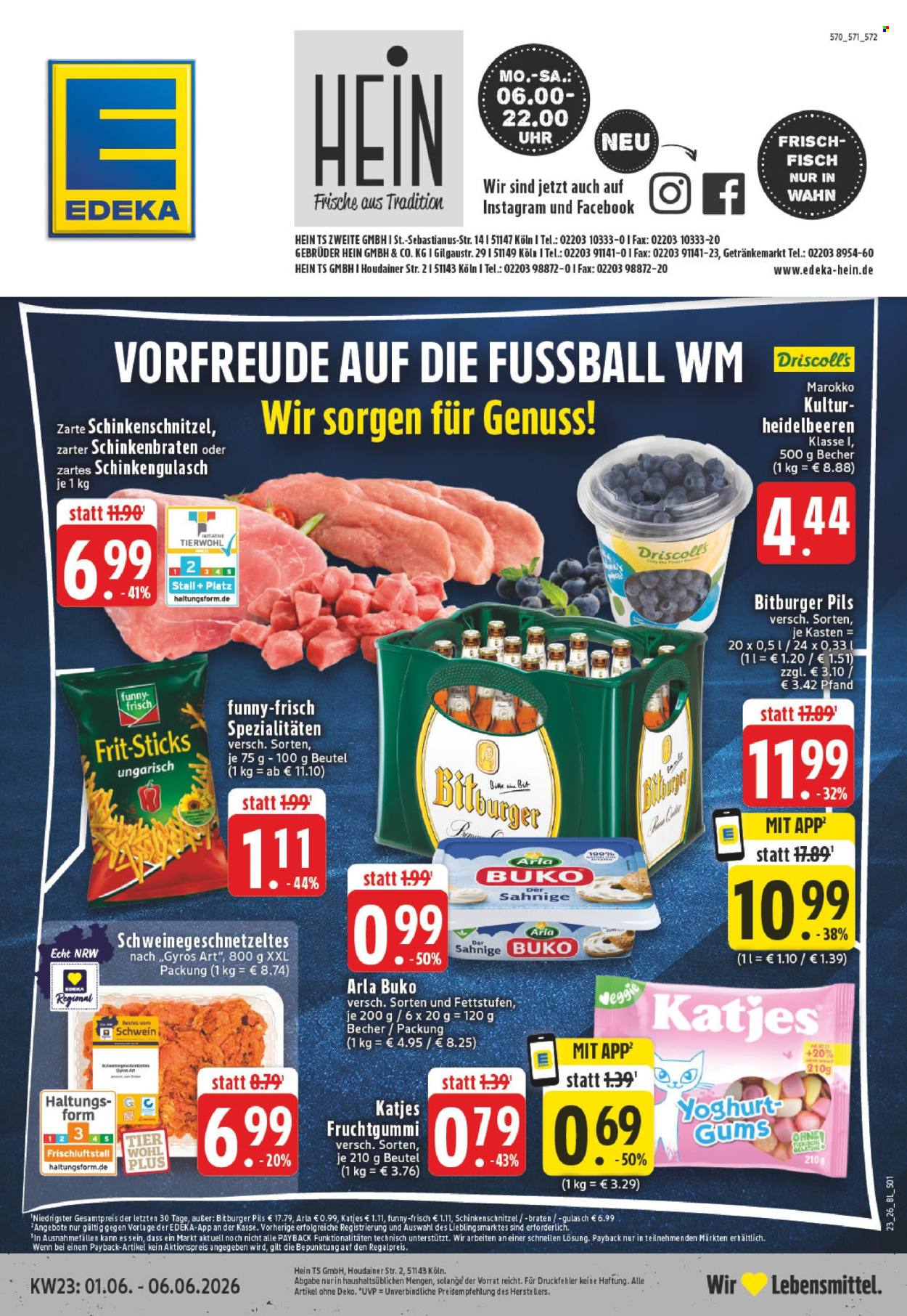 Edeka Prospekte  - 1.06.2026 - 6.06.2026. Seite 1