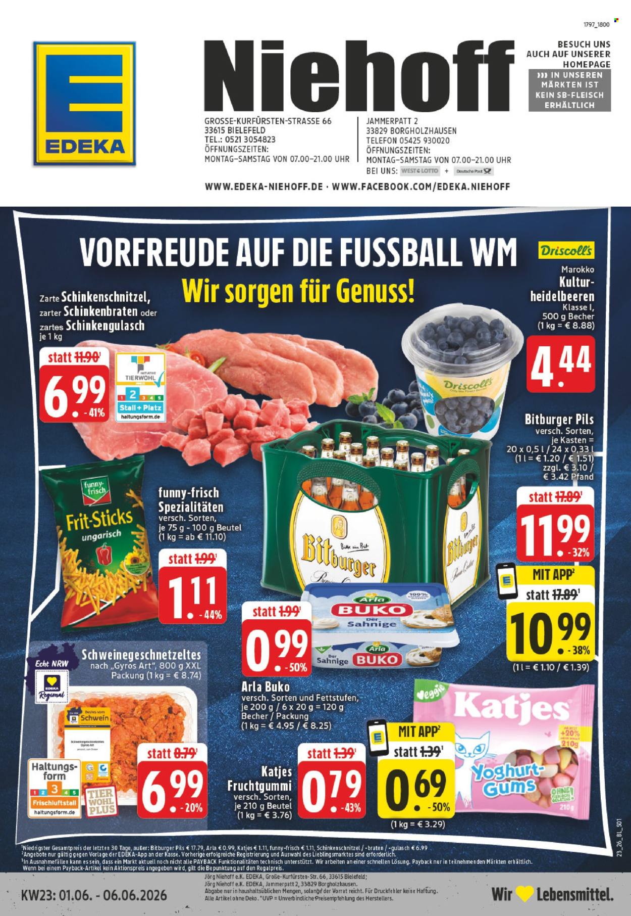 Edeka Prospekte  - 1.06.2026 - 6.06.2026. Seite 1