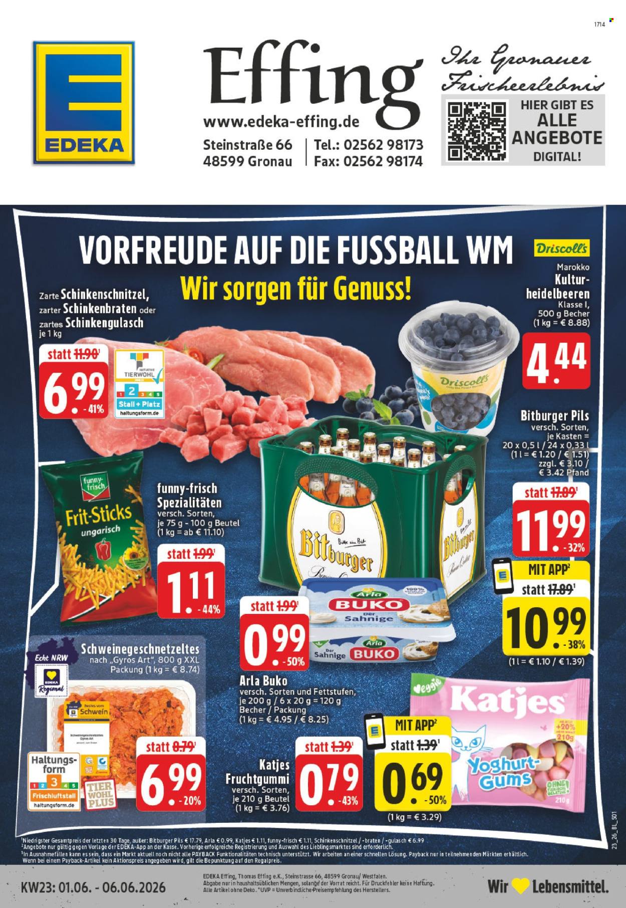 Edeka Prospekte  - 1.06.2026 - 6.06.2026. Seite 1