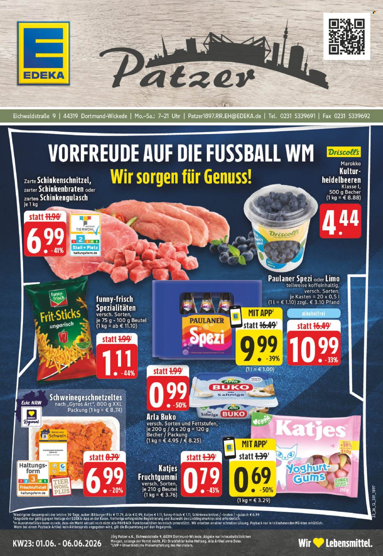 Edeka Prospekte  - 1.06.2026 - 6.06.2026. Seite 1
