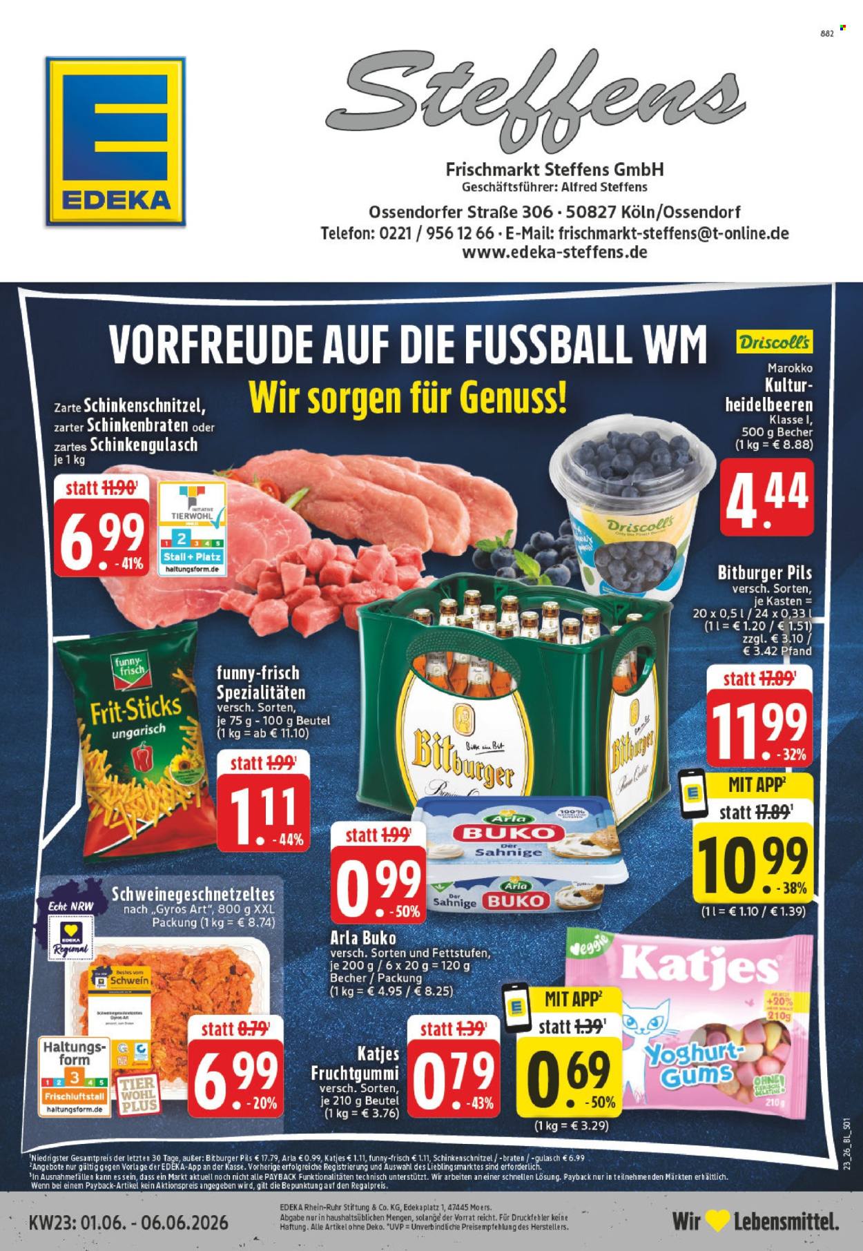 Edeka Prospekte  - 1.06.2026 - 6.06.2026. Seite 1
