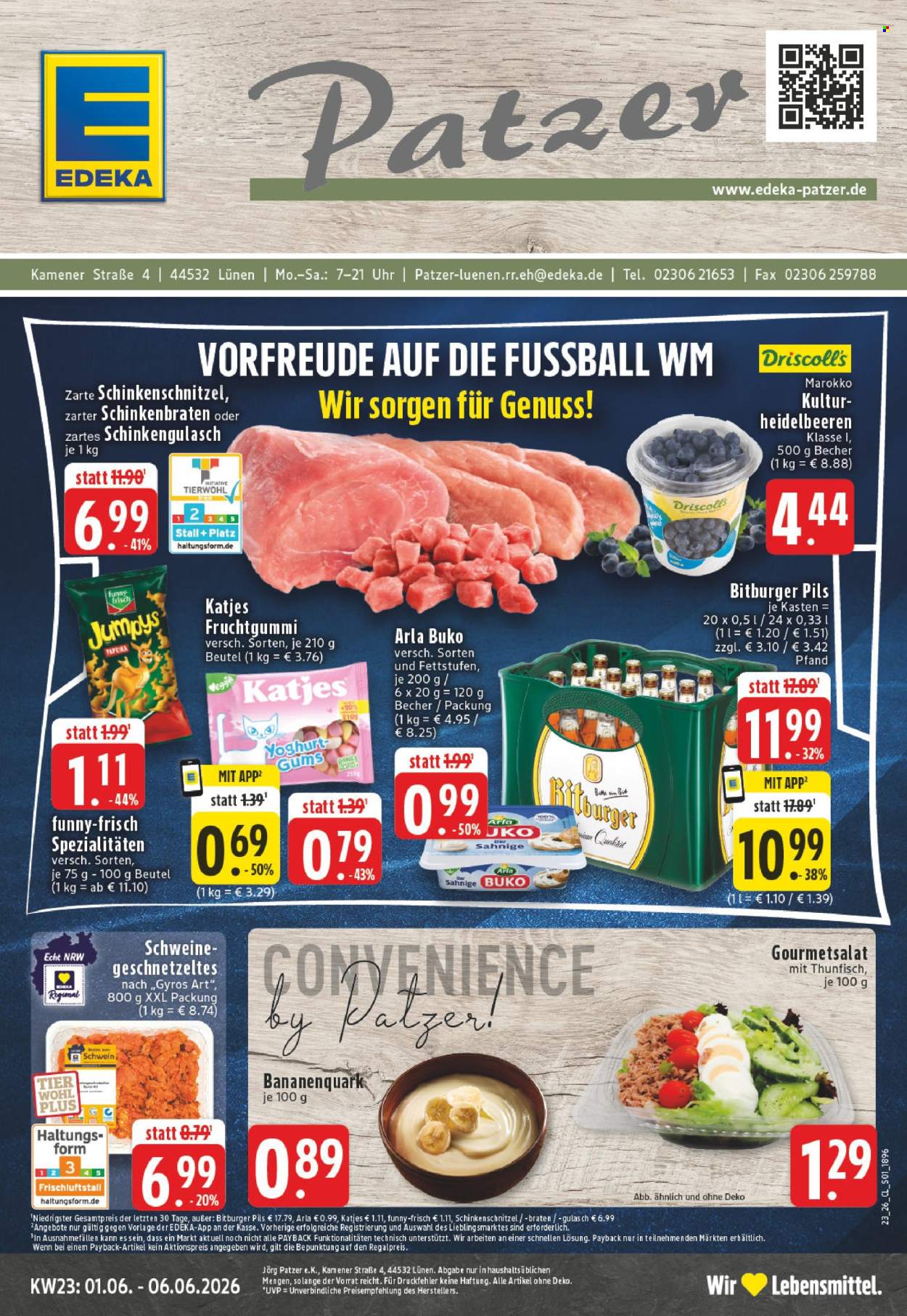 Edeka Prospekte  - 1.06.2026 - 6.06.2026. Seite 1