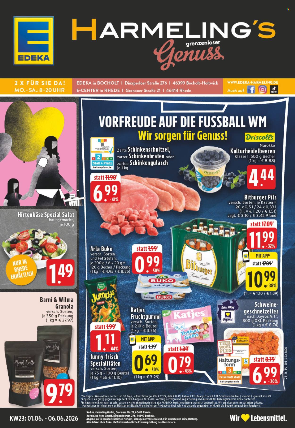 Edeka Prospekte  - 1.06.2026 - 6.06.2026. Seite 1