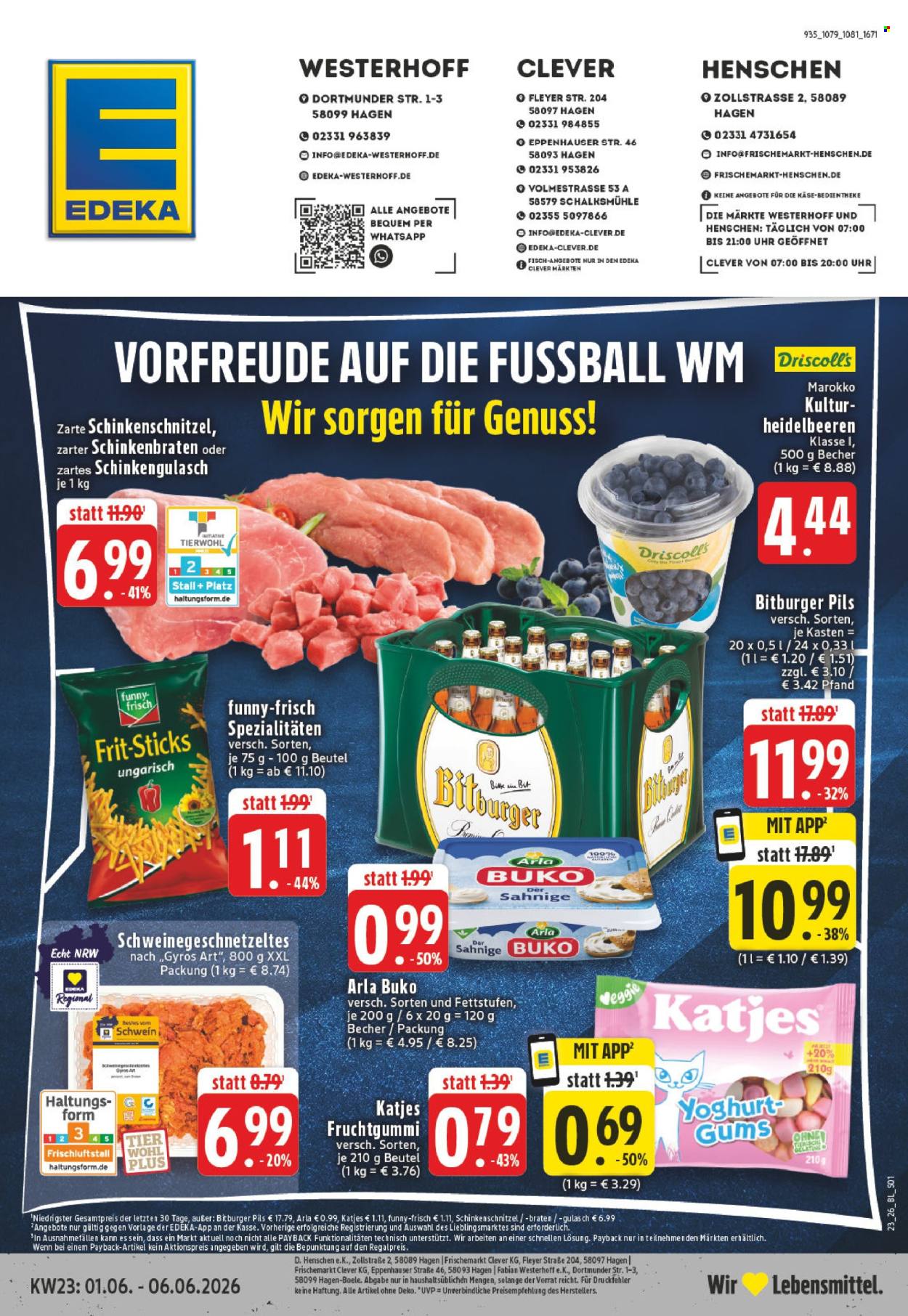 Edeka Prospekte  - 1.06.2026 - 6.06.2026. Seite 1