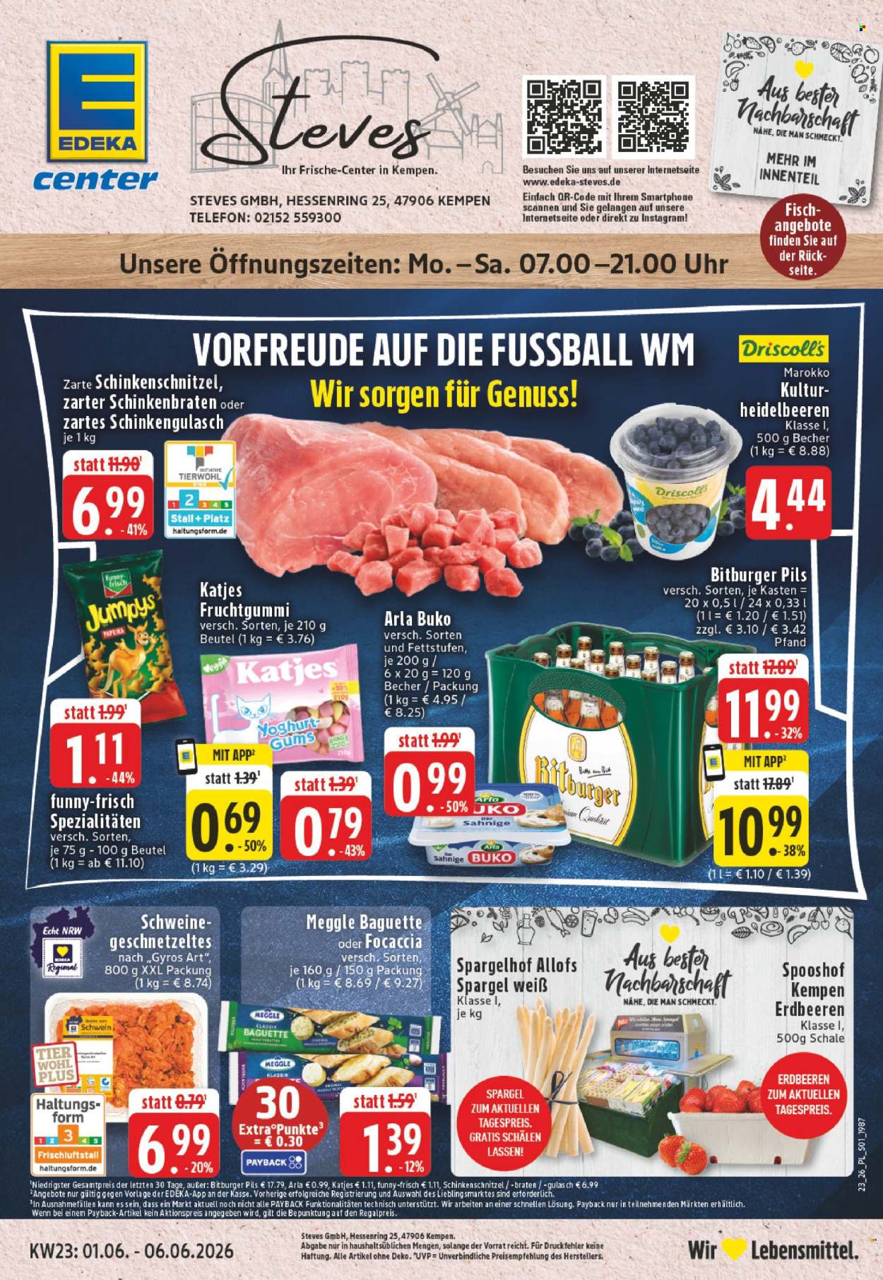 E center Prospekte  - 1.06.2026 - 6.06.2026. Seite 1