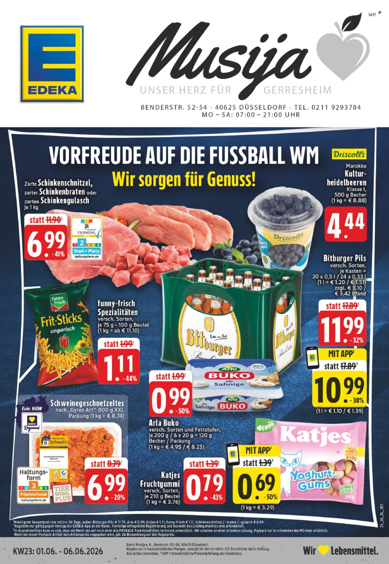 Edeka Prospekte  - 1.06.2026 - 6.06.2026. Seite 1