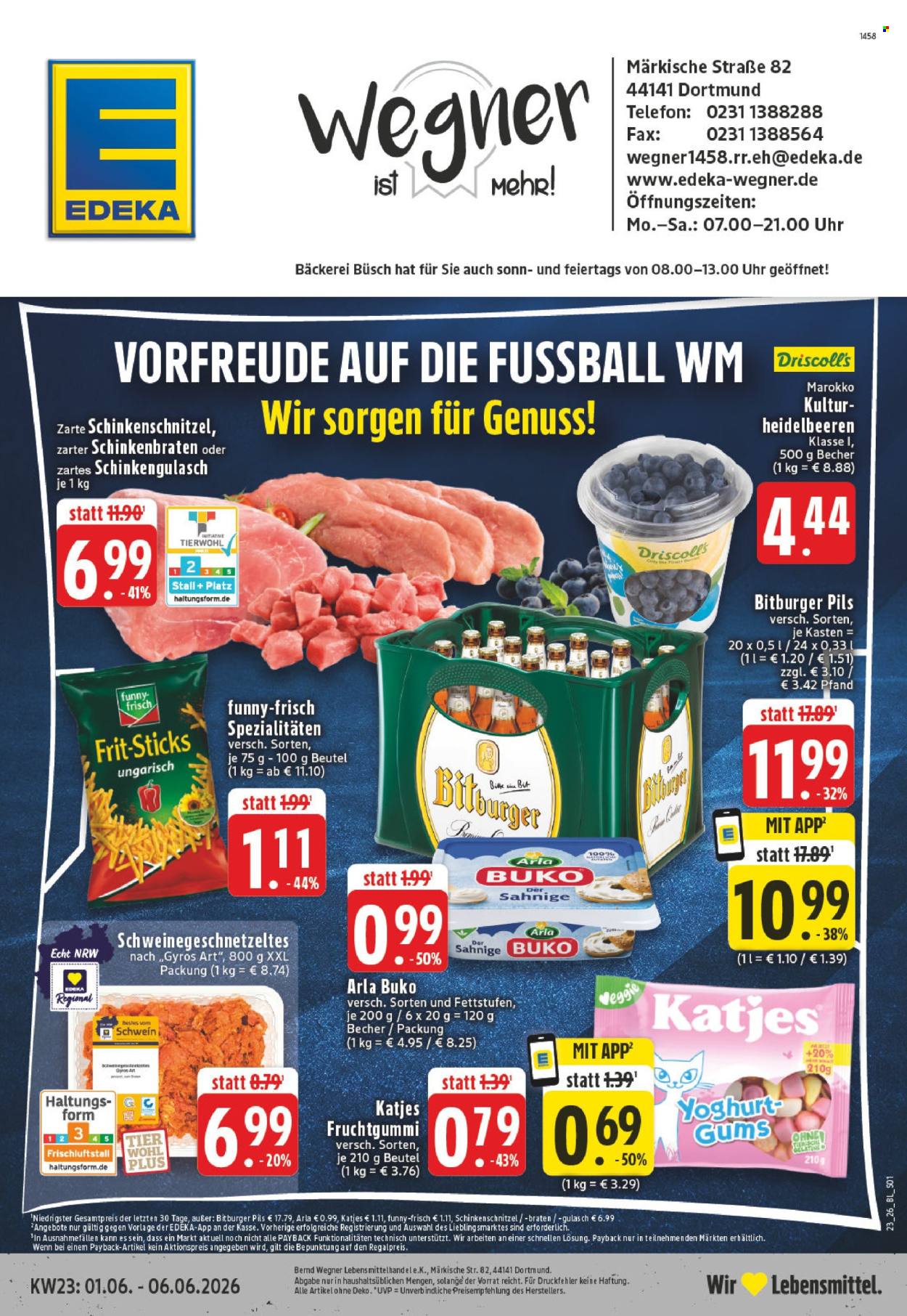 Edeka Prospekte  - 1.06.2026 - 6.06.2026. Seite 1