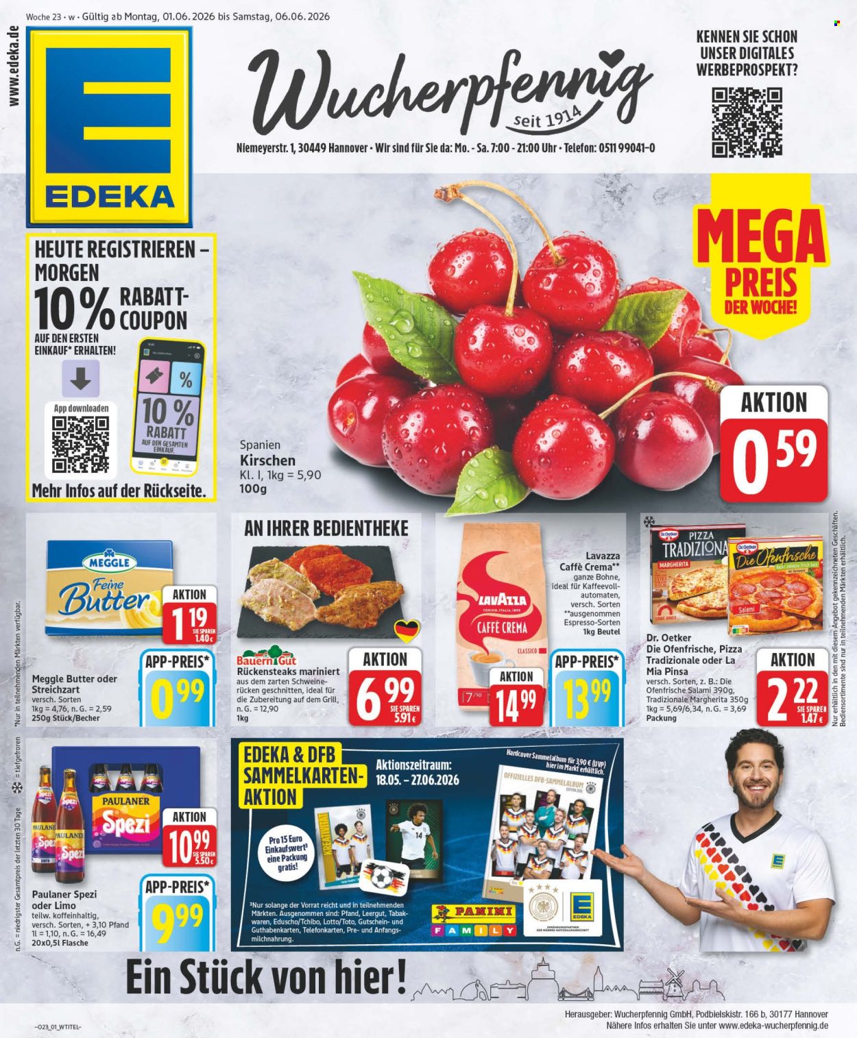 Edeka Prospekte  - 1.06.2026 - 6.06.2026. Seite 1