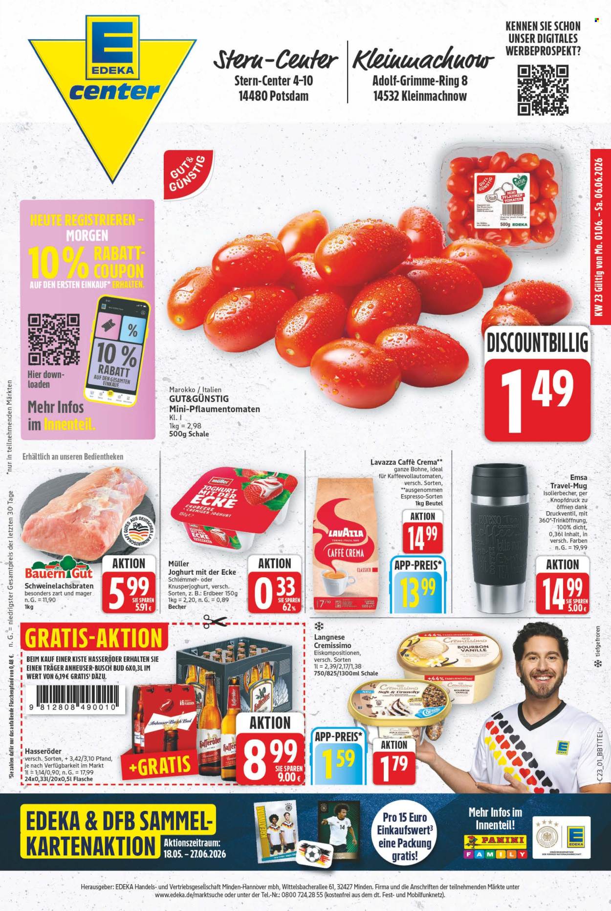 E center Prospekte  - 1.06.2026 - 6.06.2026. Seite 1