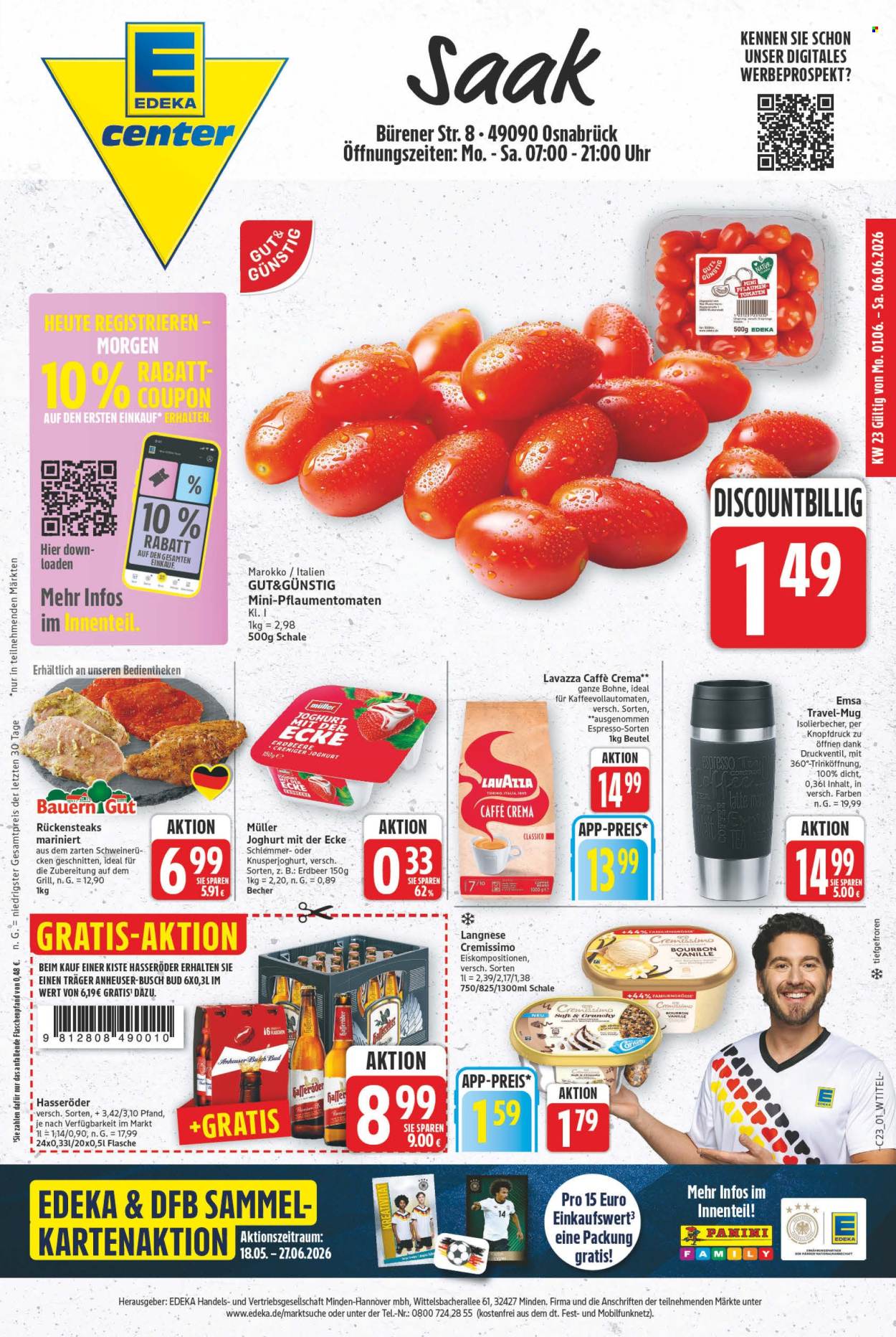 E center Prospekte  - 1.06.2026 - 6.06.2026. Seite 1