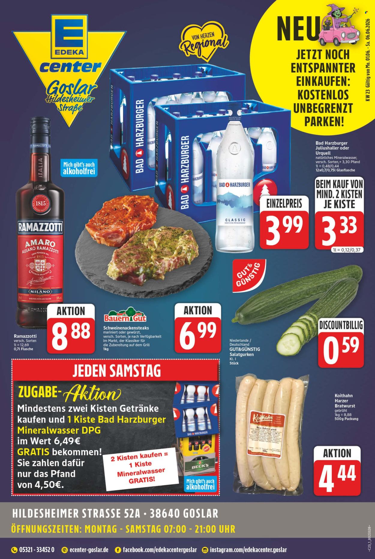 E center Prospekte  - 1.06.2026 - 6.06.2026. Seite 1