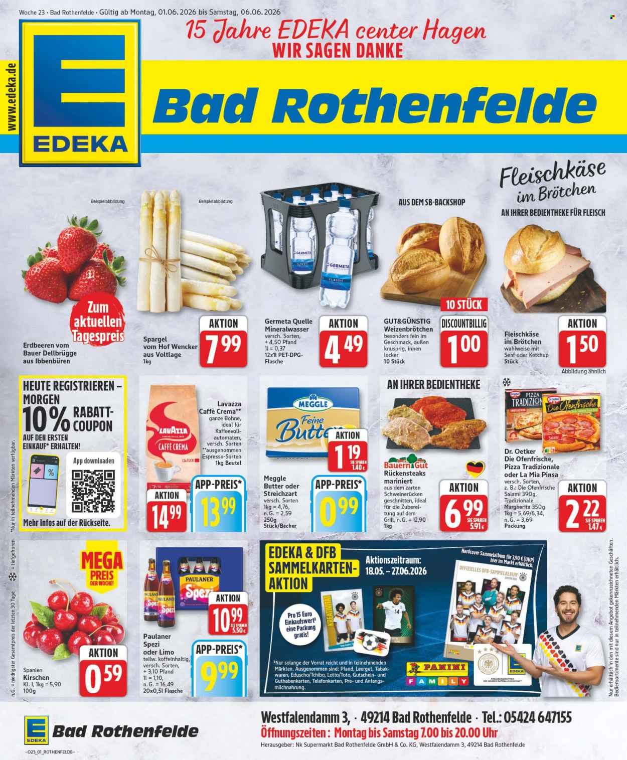 Edeka Prospekte  - 1.06.2026 - 6.06.2026. Seite 1