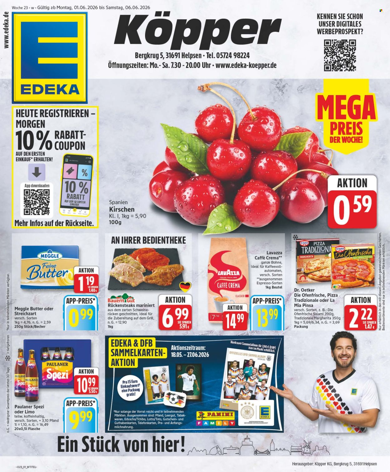 Edeka Prospekte  - 1.06.2026 - 6.06.2026. Seite 1