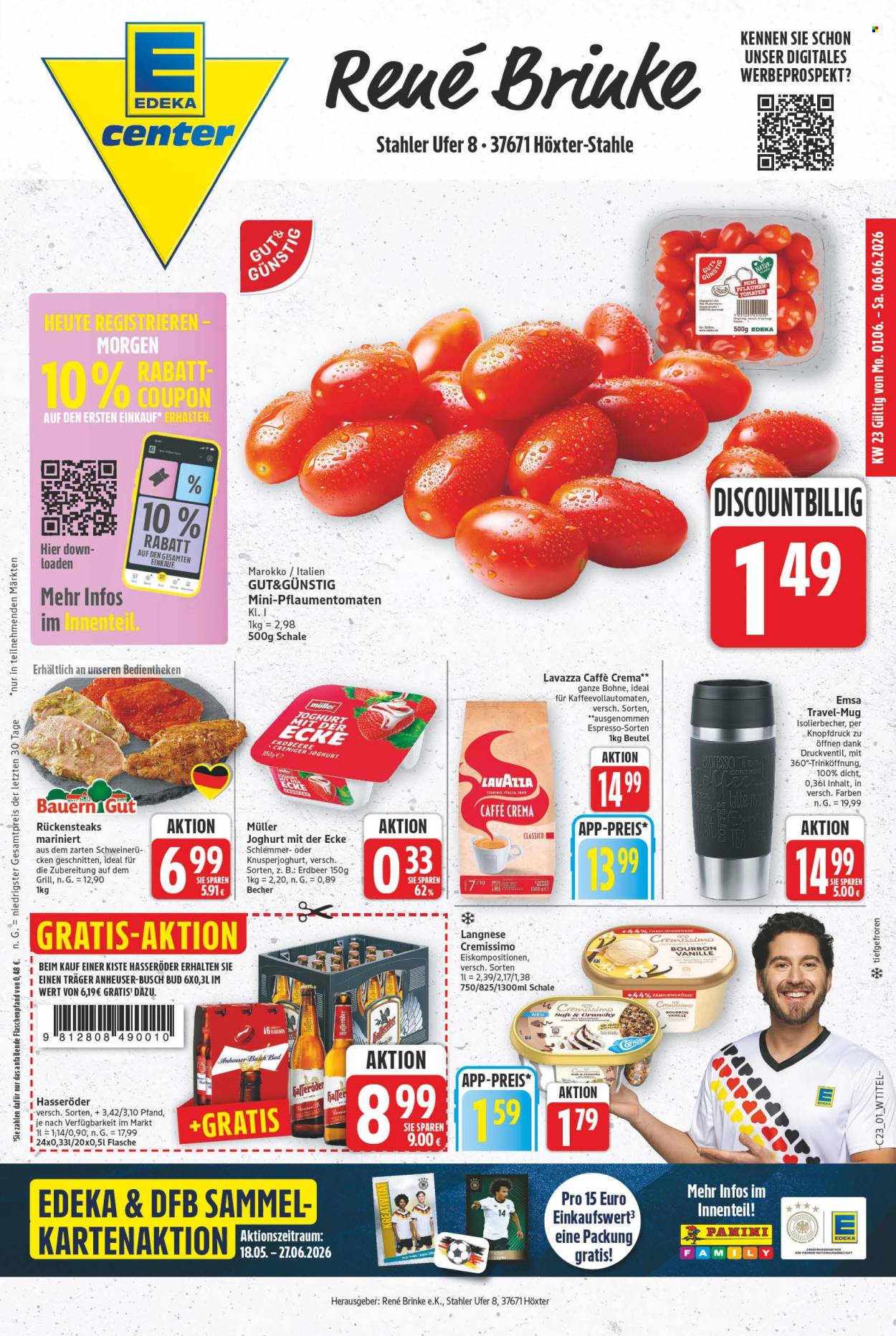 E center Prospekte  - 1.06.2026 - 6.06.2026. Seite 1