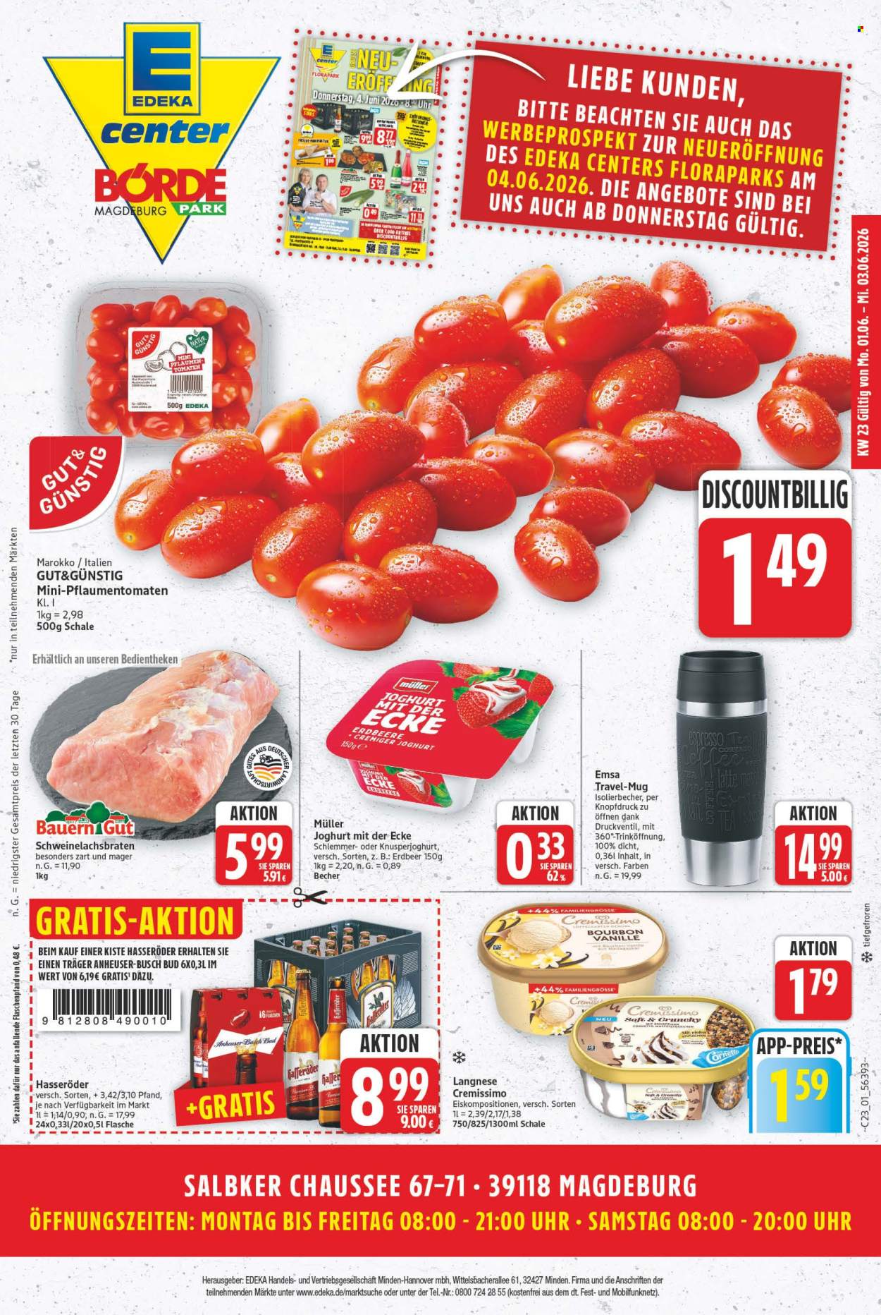 E center Prospekte  - 1.06.2026 - 6.06.2026. Seite 1
