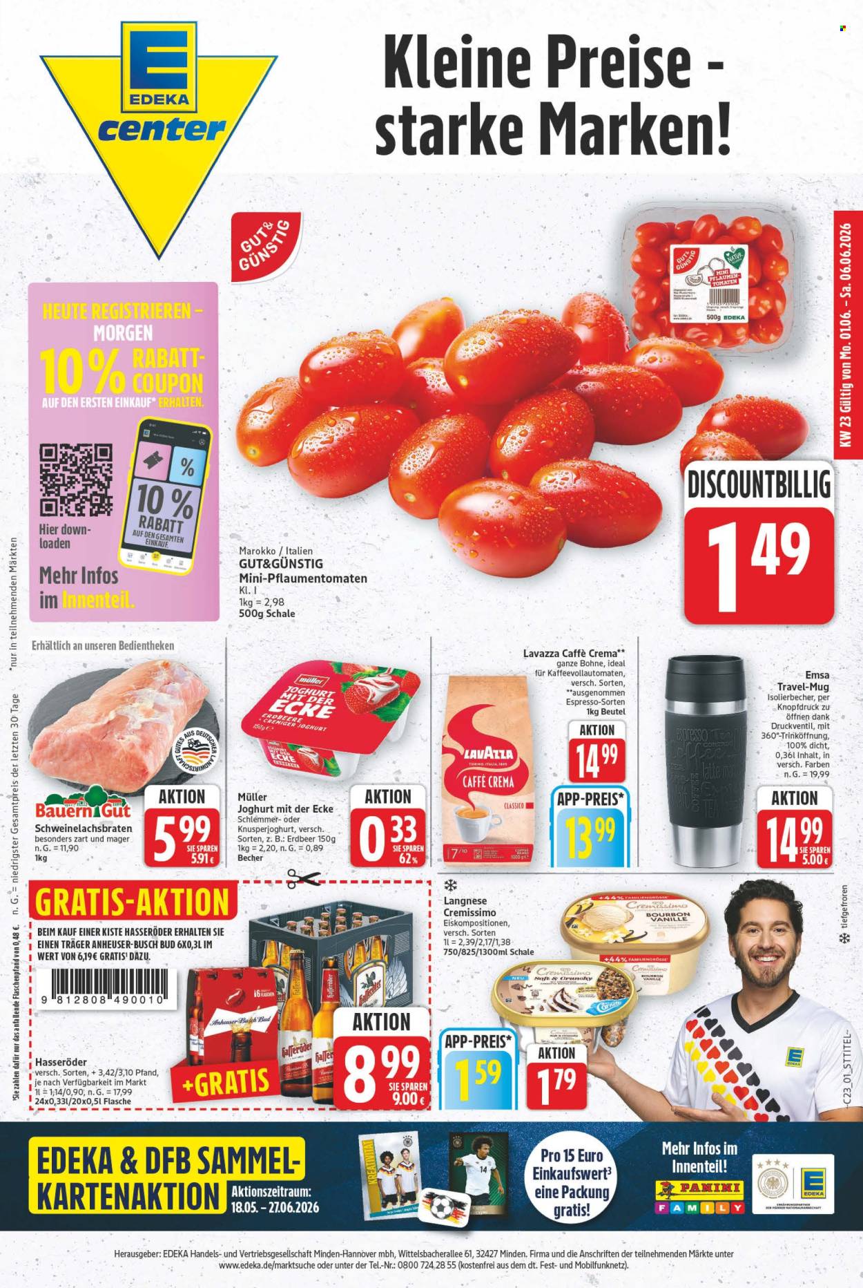 E center Prospekte  - 1.06.2026 - 6.06.2026. Seite 1