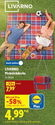 LIVARNO Picknickdecke