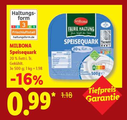 Milbona Speisequark