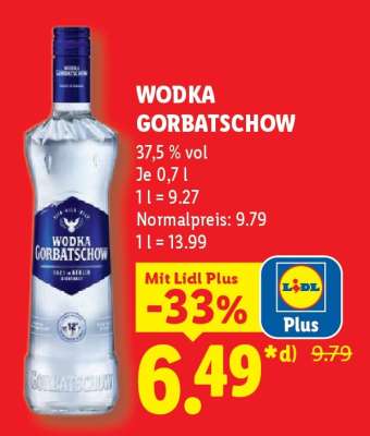 Wodka Gorbatschow
