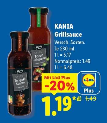 KANIA Grillsauce