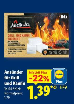 Anzünder für Grill und Kamin