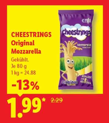Cheestrings Original Mozzarella