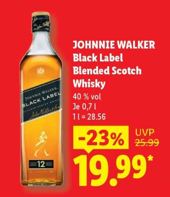Johnnie Walker Black Label Blended Scotch Whisky
