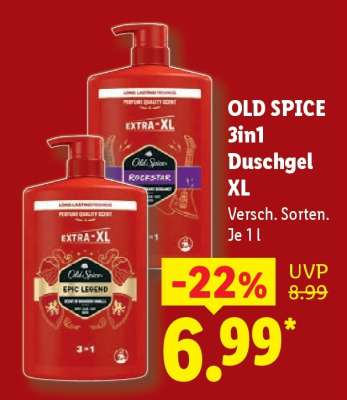 OLD SPICE 3in1 Duschgel XL