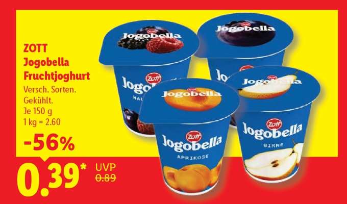 Zott Jogobella Fruchtjoghurt
