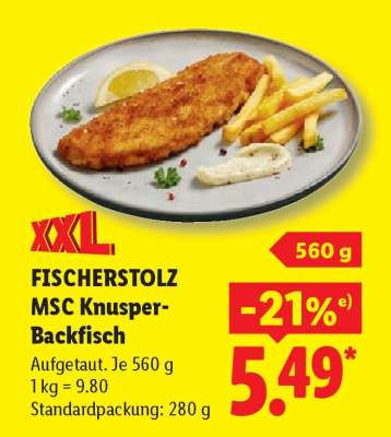 Fischerstolz MSC Knusper-Backfisch