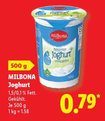 Milbona Joghurt