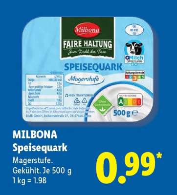 Milbona Speisequark