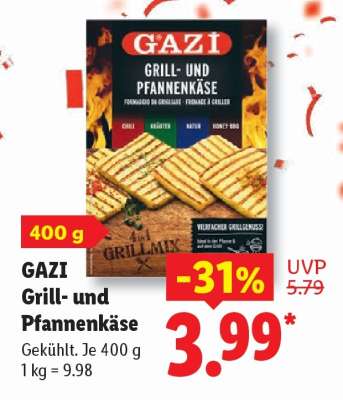 GAZI Grill- und Pfannenkäse