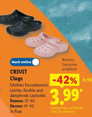 CRIVIT Clogs