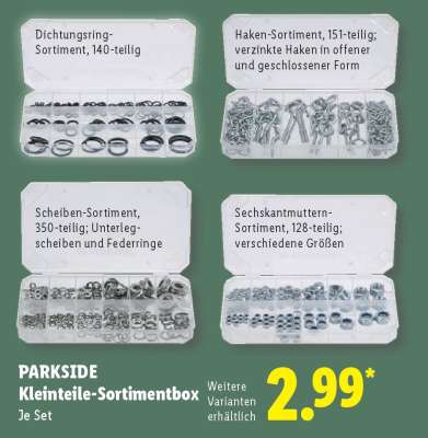 PARKSIDE Kleinteile-Sortimentbox