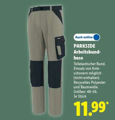 Parkside Arbeitsbundhose