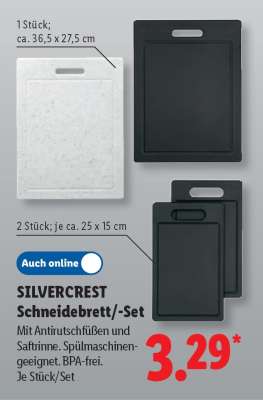 SILVERCREST Schneidebrett/-Set
