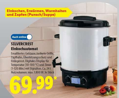 SILVERCREST Einkochautomat